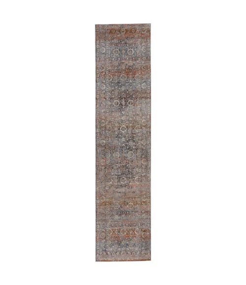 Jaipur Living Elio Oriental Gray/ Black Runner Rug (2'5"X10')