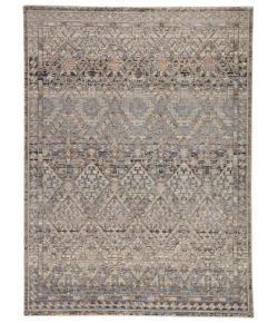 Jaipur Living Valentia Cashel VLN06 Gray/Dark Blue 6 ft. X 9 ft. Rectangle Rug