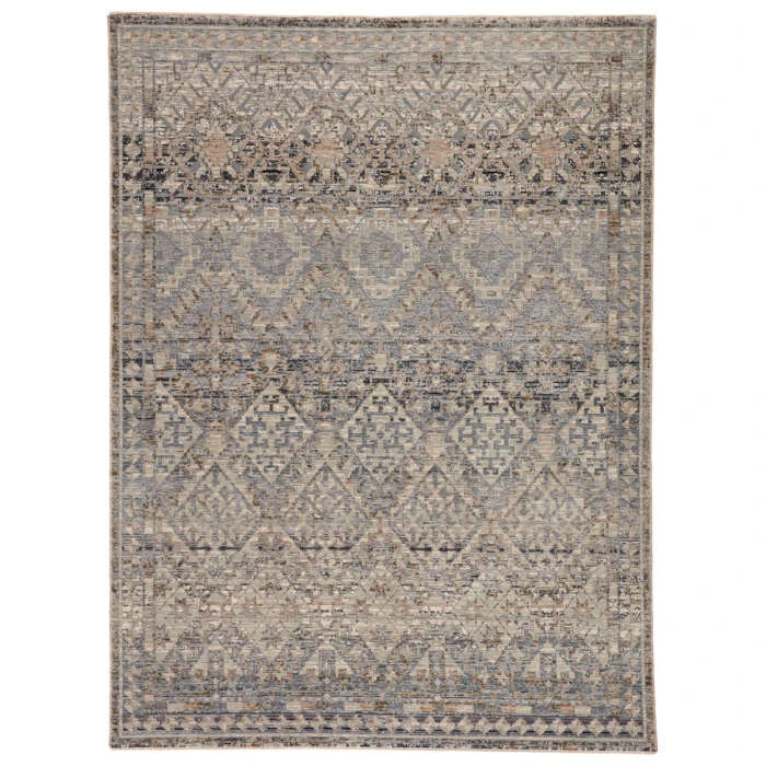Jaipur Living Cashel Tribal Gray/ Dark Blue Area Rug (6'X9')