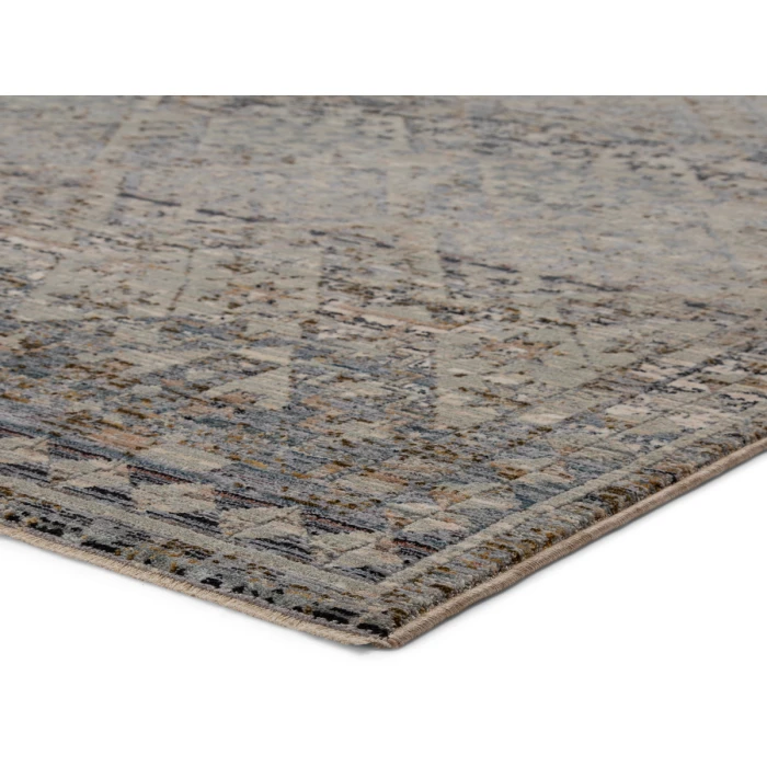 Jaipur Living Cashel Tribal Gray/ Dark Blue Area Rug (6'X9')