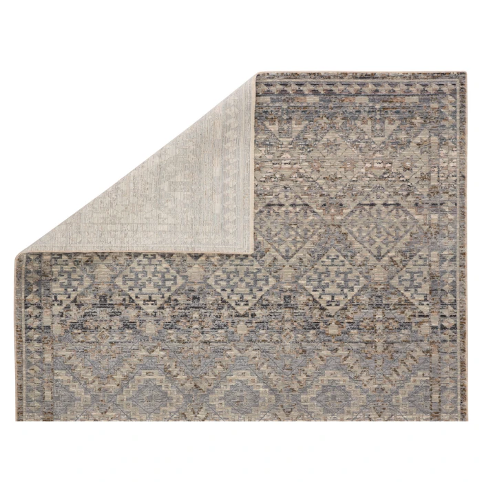 Jaipur Living Cashel Tribal Gray/ Dark Blue Area Rug (6'X9')