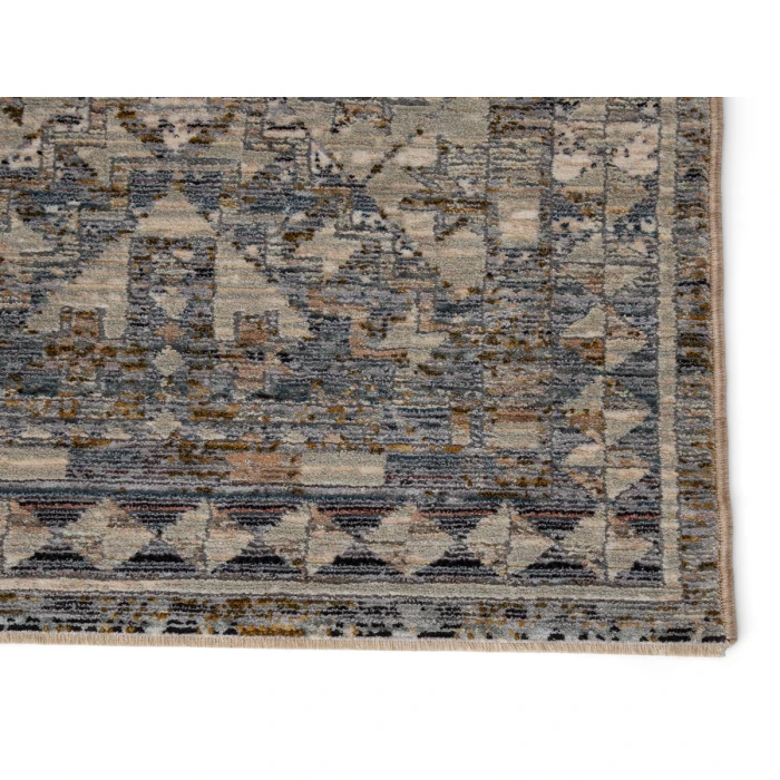 Jaipur Living Cashel Tribal Gray/ Dark Blue Area Rug (6'X9')