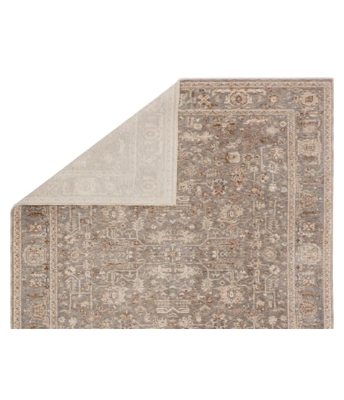 Jaipur Living Amaris Oriental Gray/ Cream Runner Rug (2'5"X10')