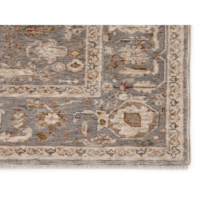 Jaipur Living Amaris Oriental Gray/ Cream Runner Rug (2'5"X10')