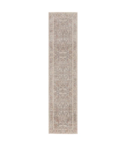 Jaipur Living Amaris Oriental Gray/ Cream Runner Rug (2'5"X10')