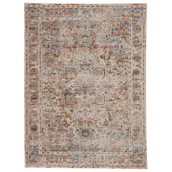 Jaipur Living Pierce Medallion Gray/ Multicolor Area Rug (4'X6')