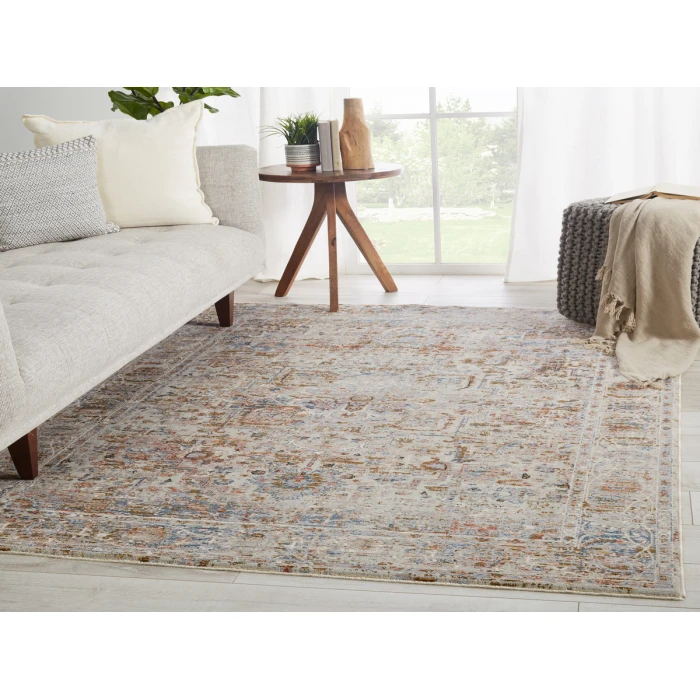 Jaipur Living Pierce Medallion Gray/ Multicolor Area Rug (4'X6')