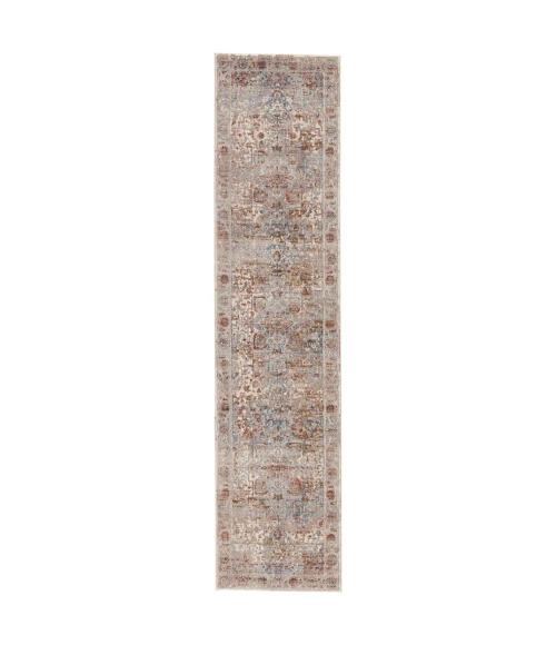 Jaipur Living Pierce Medallion Gray/ Multicolor Runner Rug (3'X8')