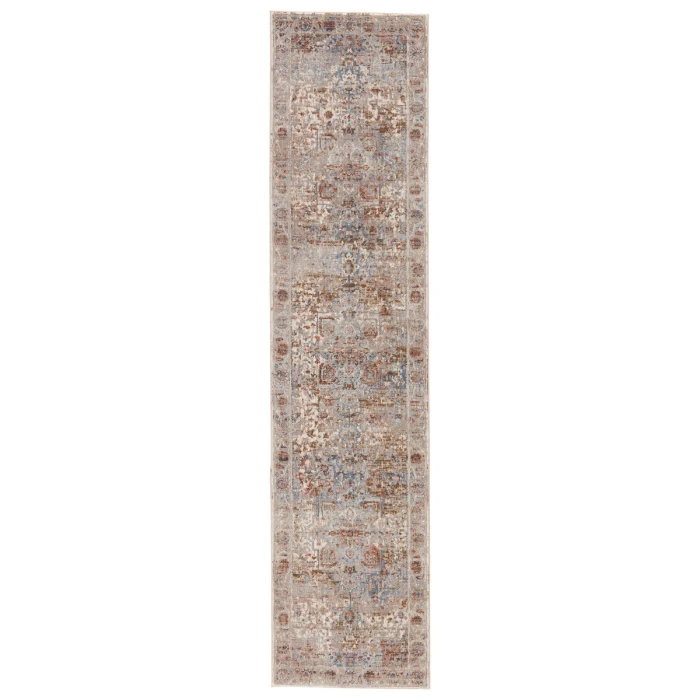 Jaipur Living Pierce Medallion Gray/ Multicolor Runner Rug (3'X8')