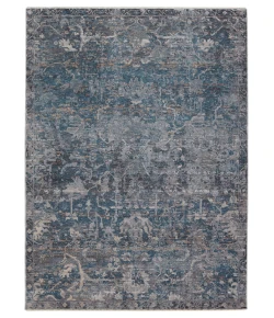 Jaipur Living Valentia Cicely VLN12 Blue Gray 6 ft. X 9 ft. Rectangle Rug