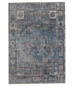 Jaipur Living Valentia Arcadia VLN13 Blue Gray 5 ft. X 8 ft. Rectangle Rug