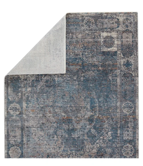 Jaipur Living Arcadia Medallion Blue/ Gray Area Rug (5'X8')