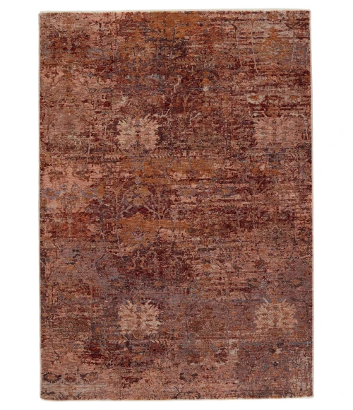 Jaipur Living Ozella Floral Red/ Rust Area Rug (5'X8')