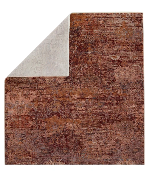 Jaipur Living Ozella Floral Red/ Rust Area Rug (5'X8')