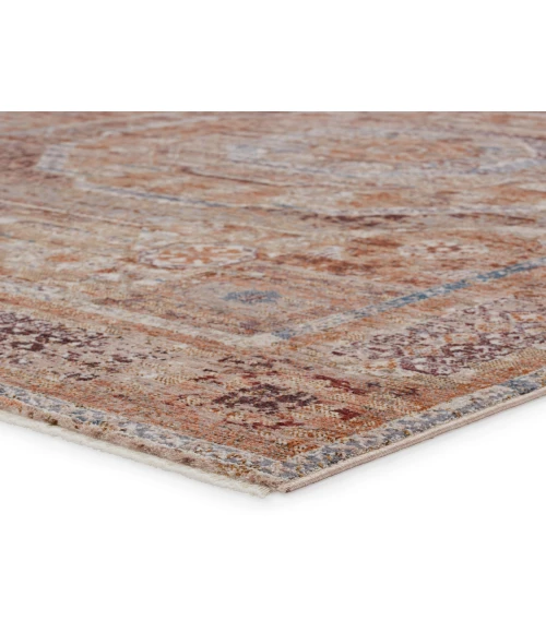 Jaipur Living Arcadia Medallion Rust/ Blue Area Rug (5'X8')
