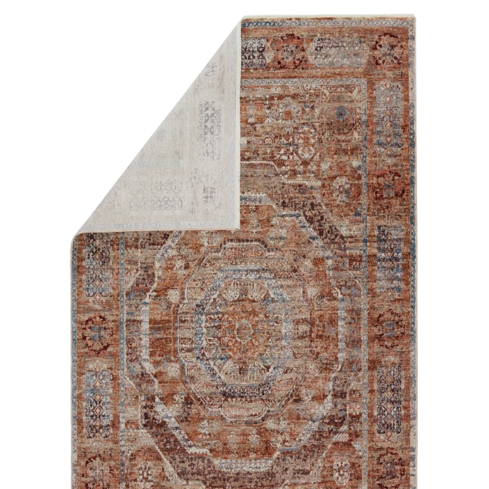 Jaipur Living Valentia Rust VLN15 18 in. Swatch Square Rug