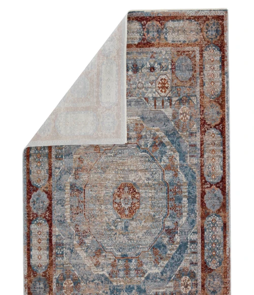 Jaipur Living Arcadia Medallion Blue/ Red Area Rug (5'X8')