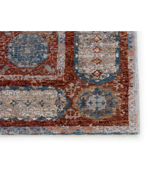 Jaipur Living Arcadia Medallion Blue/ Red Area Rug (5'X8')