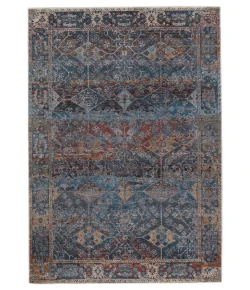 Jaipur Living Valentia Thessaly VLN17 Blue Red 5 ft. X 8 ft. Rectangle Rug