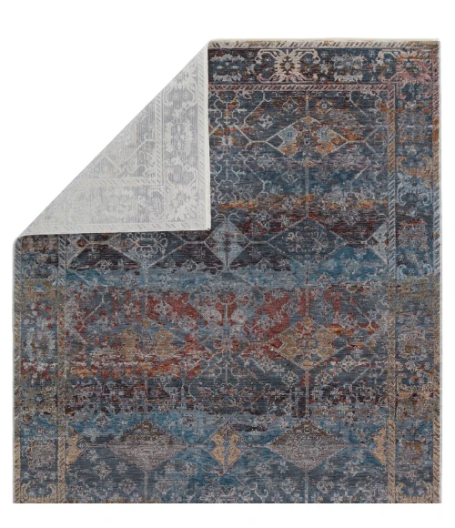 Jaipur Living Valentia Dark Blue VLN17 18 in. Swatch Square Rug