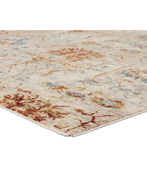 Jaipur Living Ozella Trellis Taupe/ Red Area Rug 8'X10'