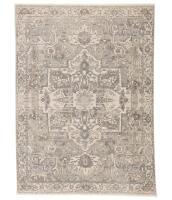 Jaipur Living Vienne Alain VNE01 Gray/Cream 7 ft. 10 in. X 10 ft. 10 in. Rectangle Rug