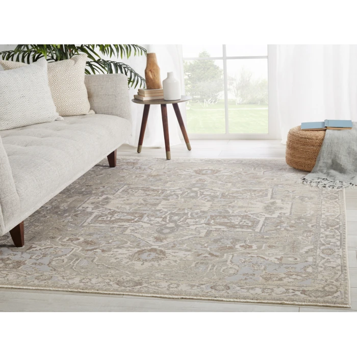 Jaipur Living Vienne Gray VNE01 18 in. Swatch Square Rug