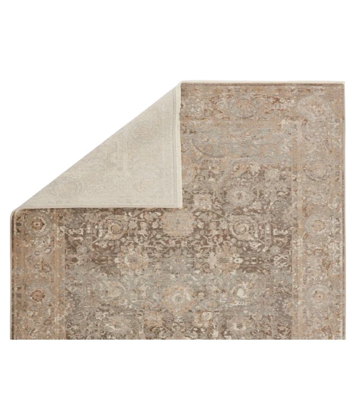 Jaipur Living Baptiste Oriental Dark Taupe/ Gold Area Rug (7'10"X10'10")