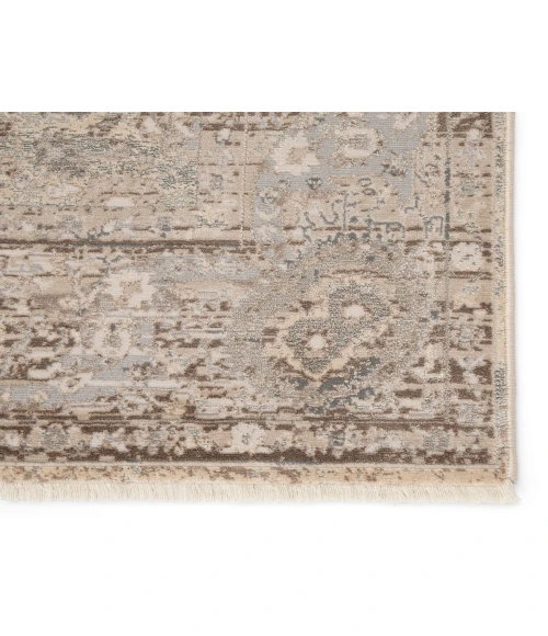 Jaipur Living Baptiste Oriental Gray/ Cream Area Rug (7'10"X10'10")