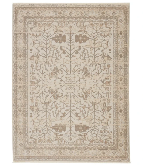 Jaipur Living Valentin Oriental Cream/ Light Gray Area Rug (7'10"X10'10")