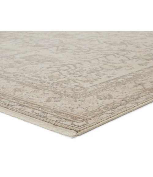 Jaipur Living Valentin Oriental Cream/ Light Gray Area Rug (7'10"X10'10")