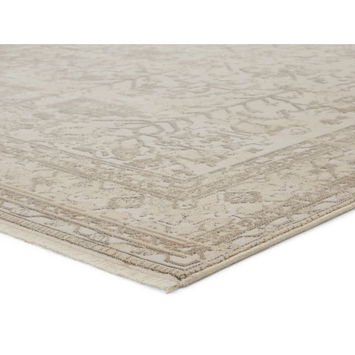 Jaipur Living Valentin Oriental Cream/ Light Gray Area Rug (7'10"X10'10")