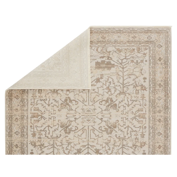 Jaipur Living Valentin Oriental Cream/ Light Gray Area Rug (7'10"X10'10")