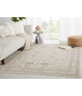 Jaipur Living Valentin Oriental Cream/ Light Gray Area Rug (7'10"X10'10")