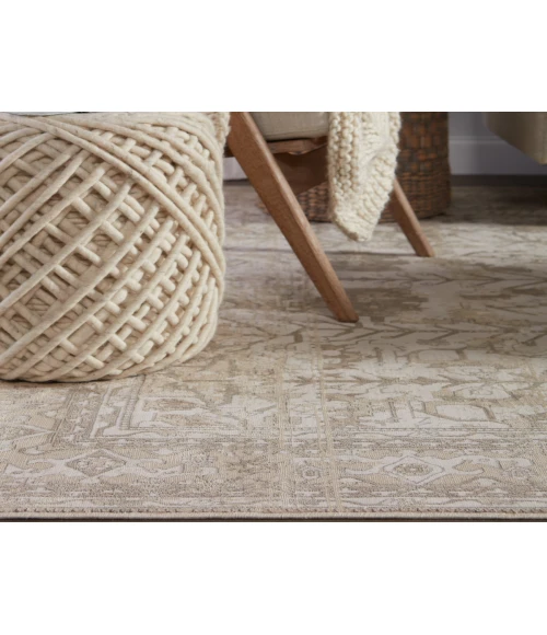 Jaipur Living Valentin Oriental Cream/ Light Gray Area Rug (7'10"X10'10")