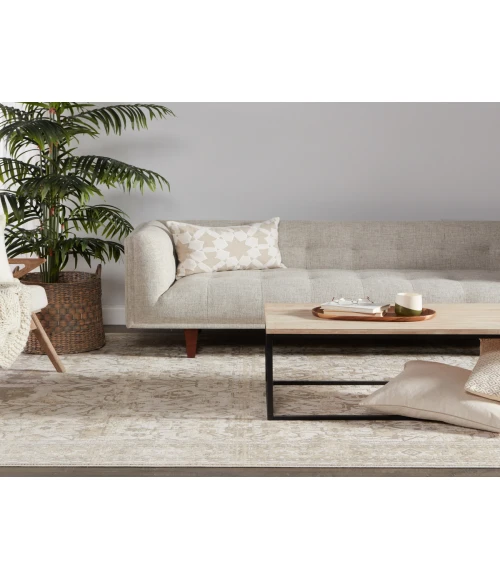 Jaipur Living Valentin Oriental Cream/ Light Gray Area Rug (7'10"X10'10")