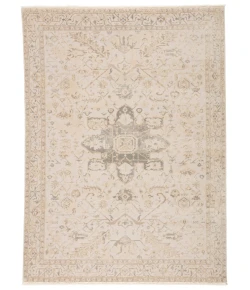 Jaipur Living Vienne Lucien VNE06 Cream/Light Gray 7 ft. 10 in. X 10 ft. 10 in. Rectangle Rug