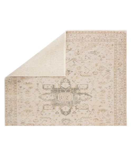 Jaipur Living Lucien Medallion Cream/ Light Gray Area Rug (7'10"X10'10")