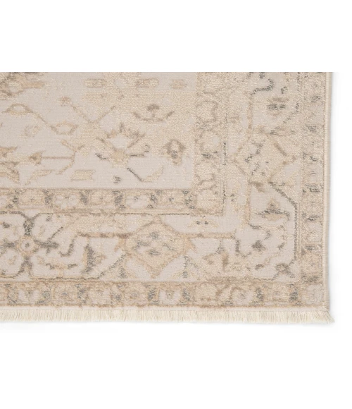 Jaipur Living Lucien Medallion Cream/ Light Gray Area Rug (7'10"X10'10")