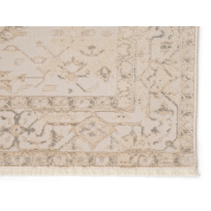 Jaipur Living Lucien Medallion Cream/ Light Gray Area Rug (5'X7'6")