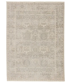 Jaipur Living Vienne Michon VNE07 Gray/Cream 7 ft. 10 in. X 10 ft. 10 in. Rectangle Rug