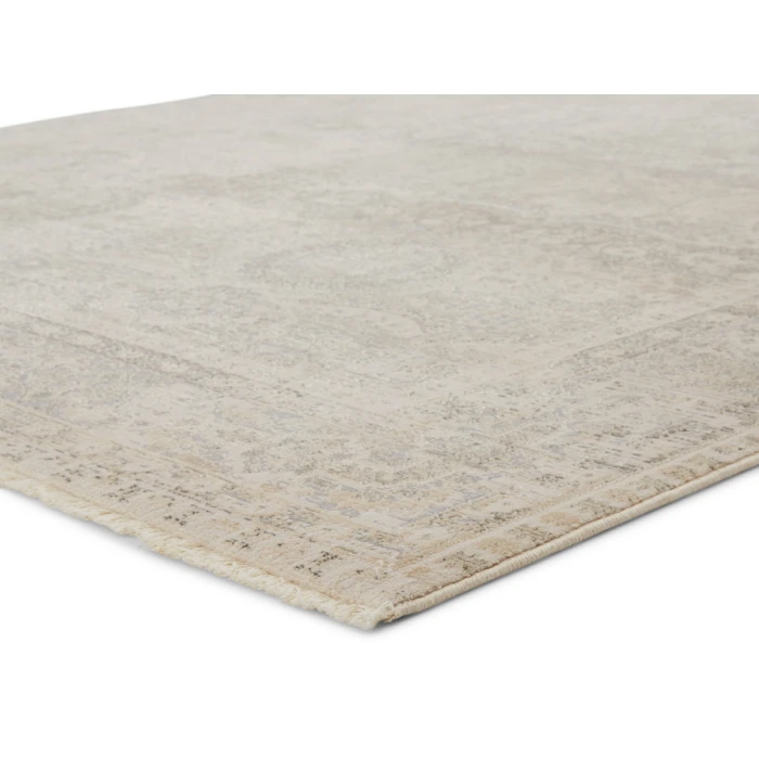 Jaipur Living Michon Oriental Gray/ Cream Area Rug (5'X7'6")