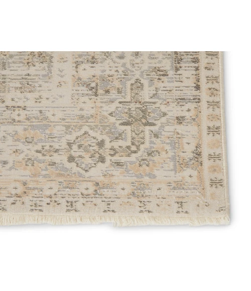 Jaipur Living Michon Oriental Gray/ Cream Runner Rug (2'6"X12')