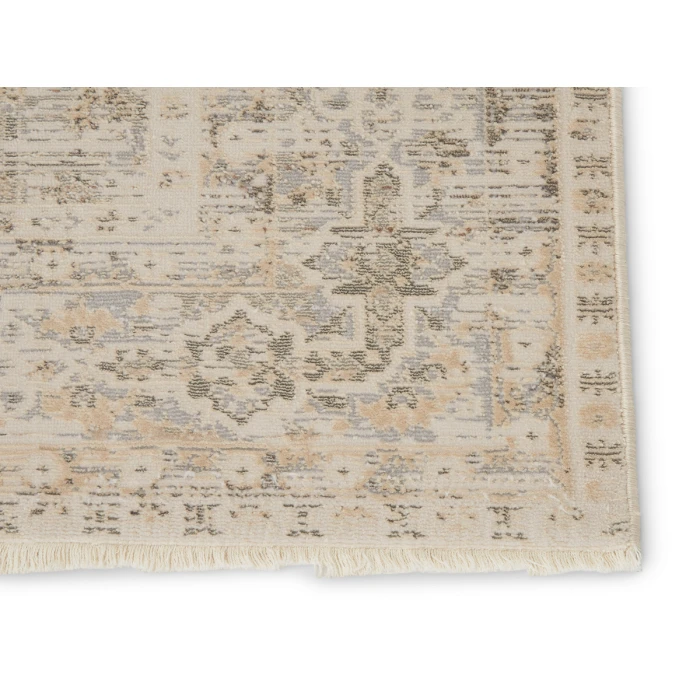 Jaipur Living Michon Oriental Gray/ Cream Area Rug (5'X7'6")