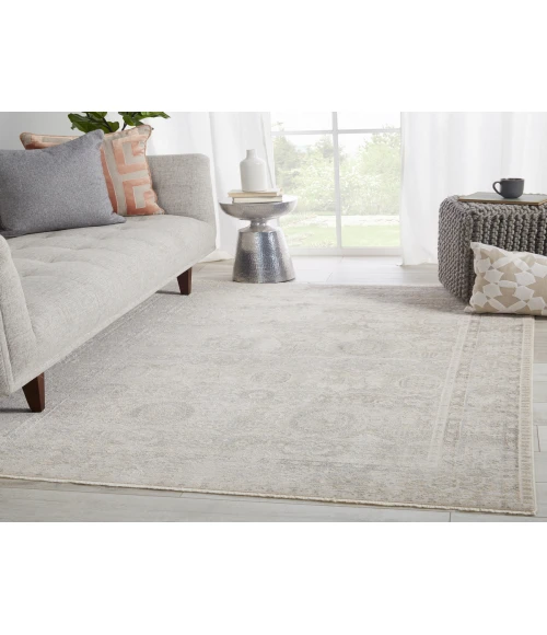 Jaipur Living Michon Oriental Gray/ Cream Runner Rug (2'6"X12')