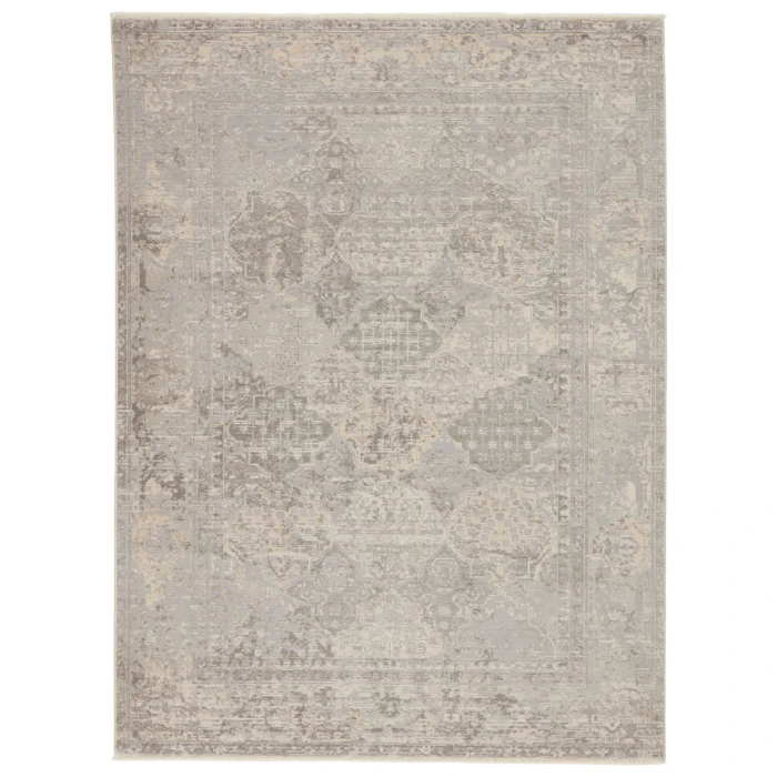 Jaipur Living Lourdes Trellis Gray/ Cream Area Rug (7'10"X10'10")