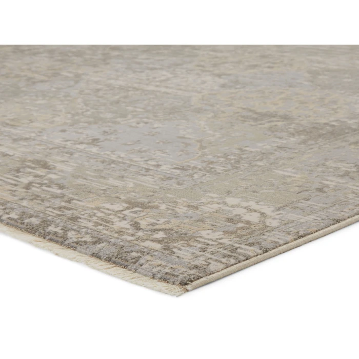 Jaipur Living Lourdes Trellis Gray/ Cream Area Rug (7'10"X10'10")
