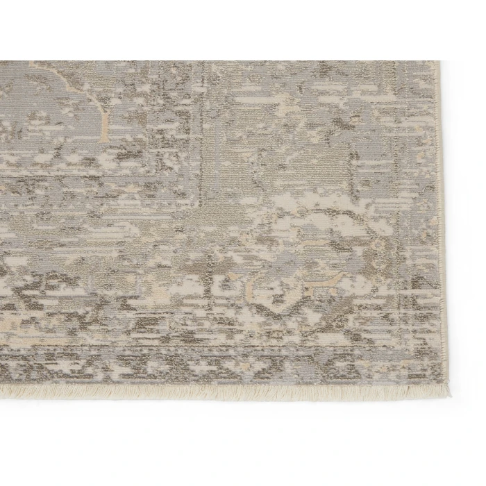 Jaipur Living Lourdes Trellis Gray/ Cream Area Rug (7'10"X10'10")