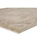 Jaipur Living Lourdes Trellis Gold/ Light Gray Runner Rug (2'6"X12')