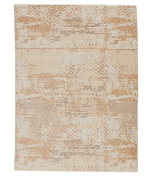 Jaipur Living Azami Tribal Gold/ White Area Rug (5'X7'6")